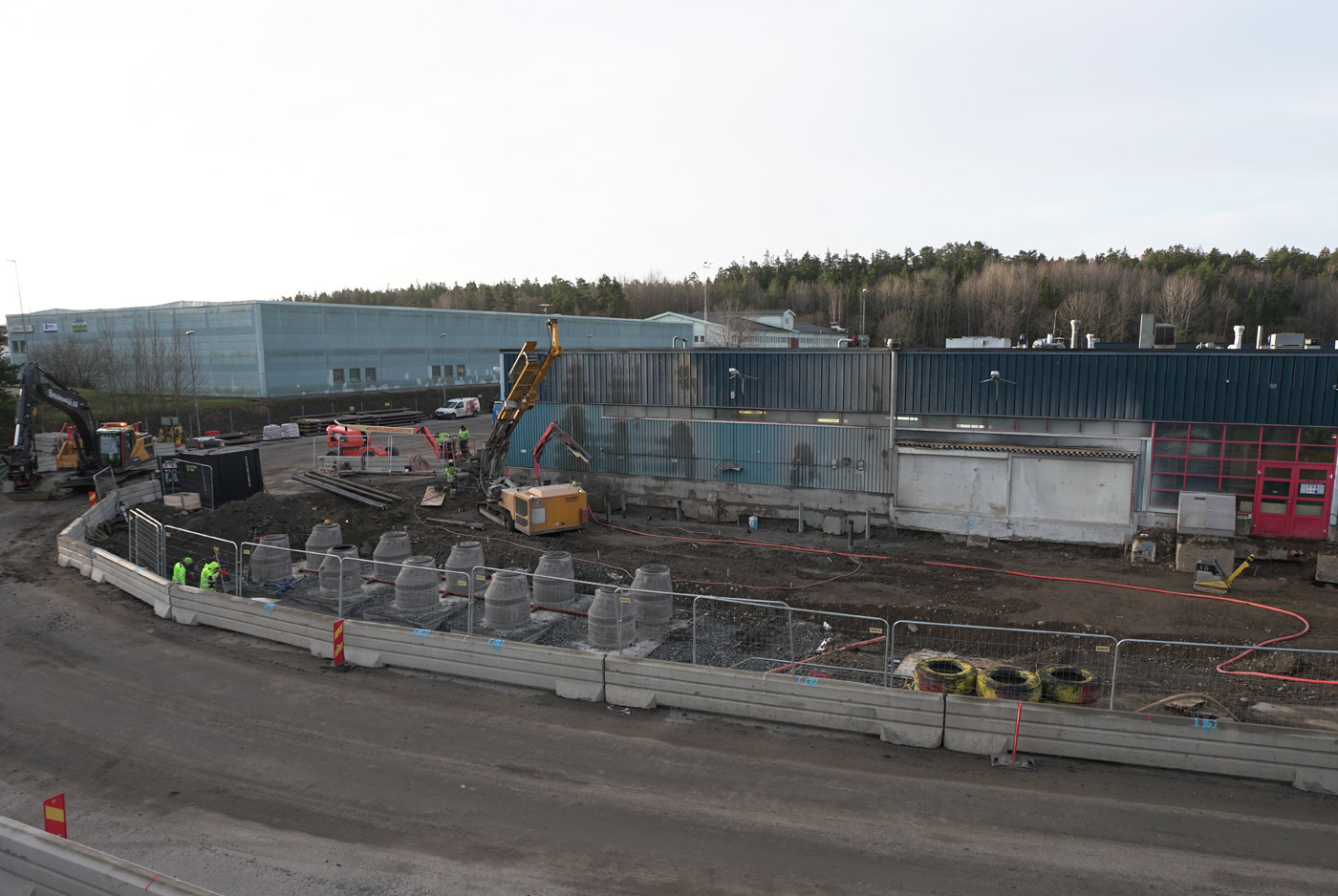Heving & Hägglund - Referens Byggprojekt - Botkyrka bussdepå